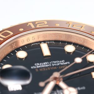 Rolex 25 GMT- Master 40mm Pink Gold Black Dial