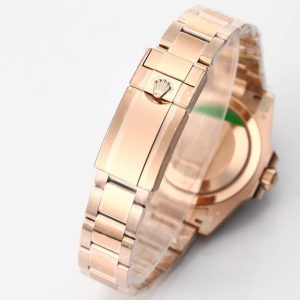 Rolex 25 GMT- Master 40mm Pink Gold Black Dial