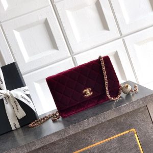 Chanel 2026 WOC Bag 20cm Velvet Leather 331109