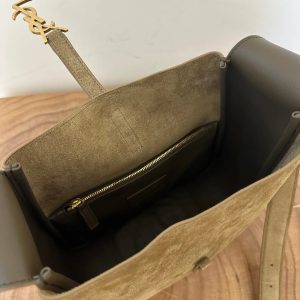 LE 5 À 7 SUPPLE SMALL 22 IN PEANUT BROWN SUEDE