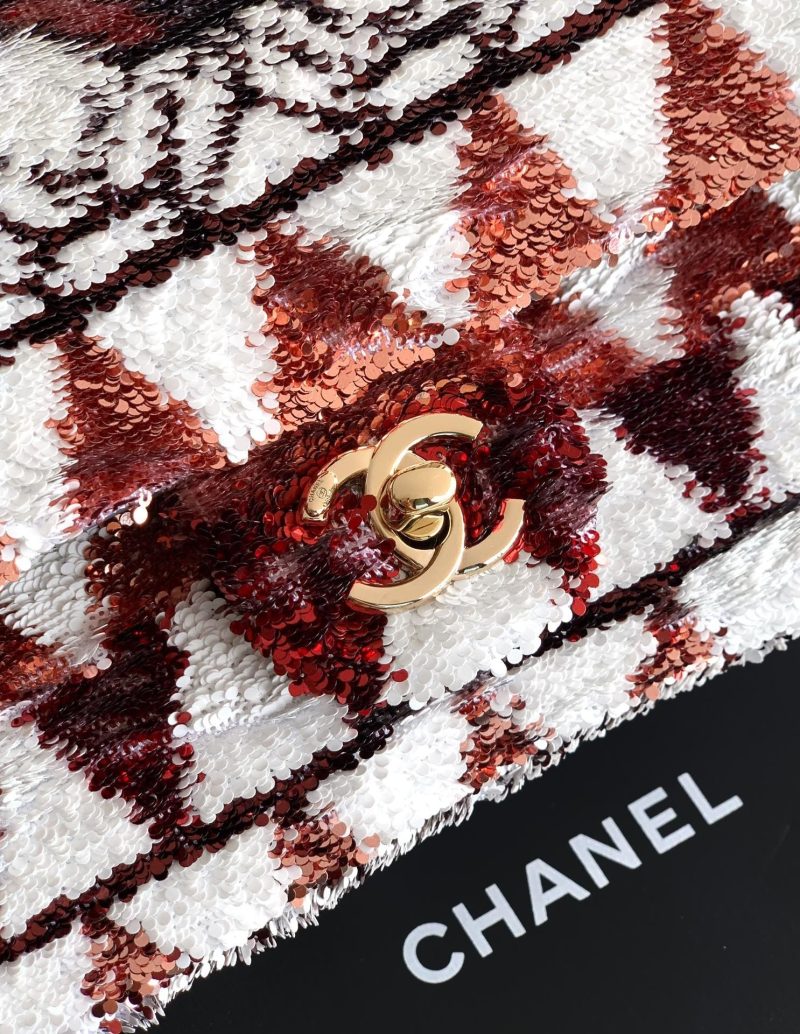 imgi_10_img_d0c94e6f_20250630_i1751295354_6787_4_jpg Chanel 2026 Flap Bag 20cm Red mix White Sequin Leather