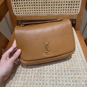 YSL Shoulder Bag 25 Camel Brown Calfskin