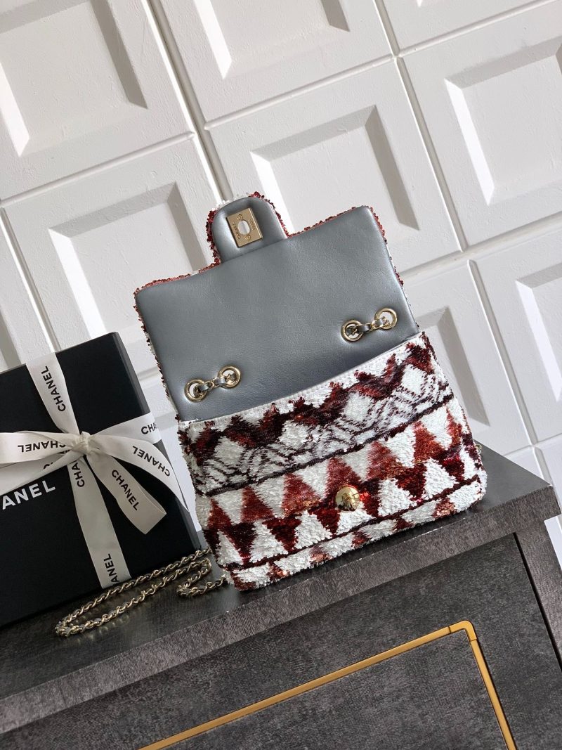 imgi_11_img_d0c94e6f_20250630_i1751295354_8104_6_jpg Chanel 2026 Flap Bag 20cm Red mix White Sequin Leather