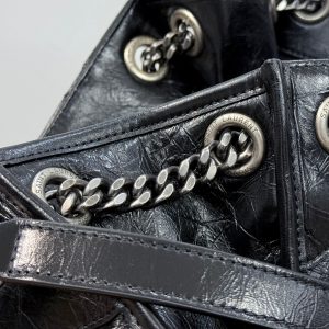 YSL Niki Shopping Bag 33 Black Quilted Calfskin