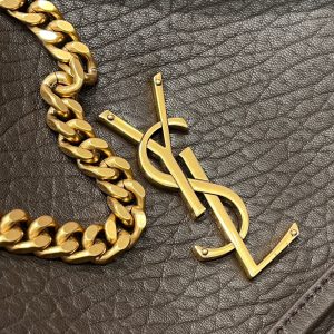 YSL Handbag 28 Taupe Pattern Lambskin