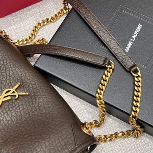 YSL Handbag 28 Taupe Pattern Lambskin