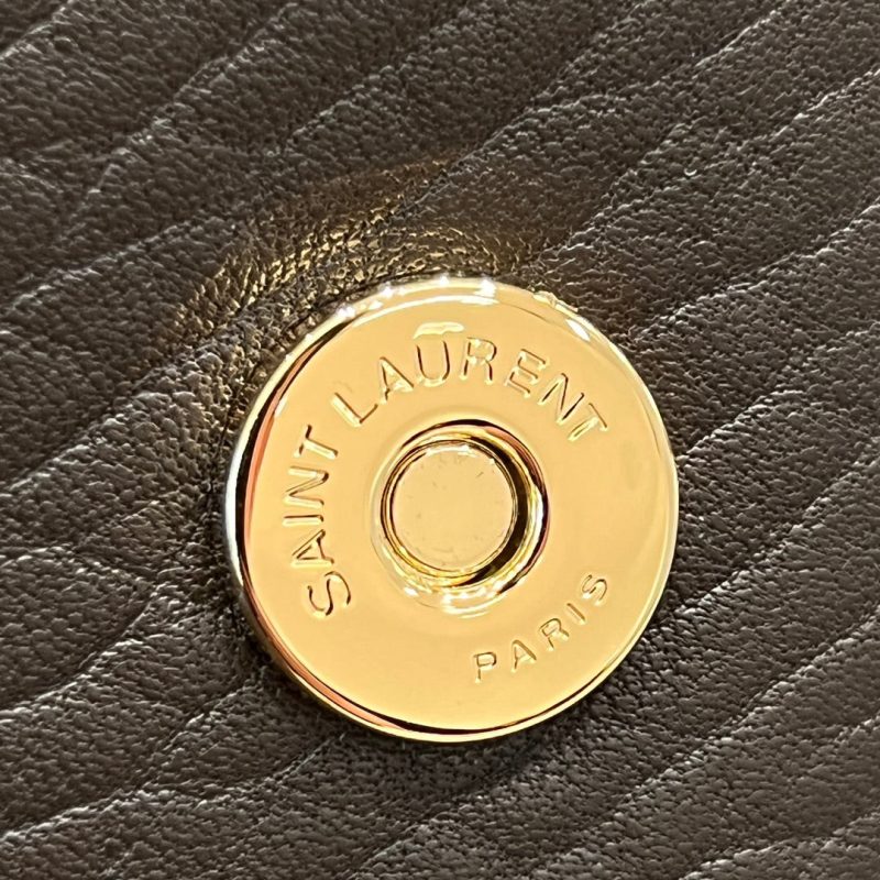 YSL Handbag 28 Taupe Pattern Lambskin