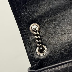 YSL Niki Mini Handbag 18 Black Lambskin Sliver Hardware