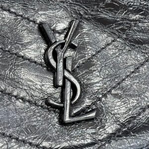 YSL Niki Shopping Bag 33 Black Quilted Calfskin