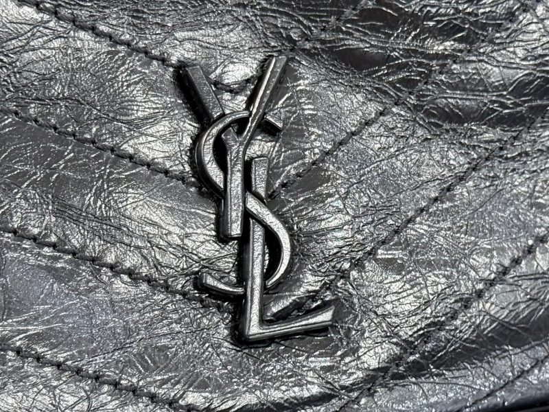 YSL Niki Shopping Bag 33 Black Quilted Calfskin