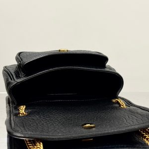 YSL Jamie Mini Crossbody Bag 16 Black Lambskin Gold Hardware