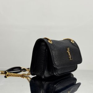 YSL Jamie Mini Crossbody Bag 16 Black Lambskin Gold Hardware