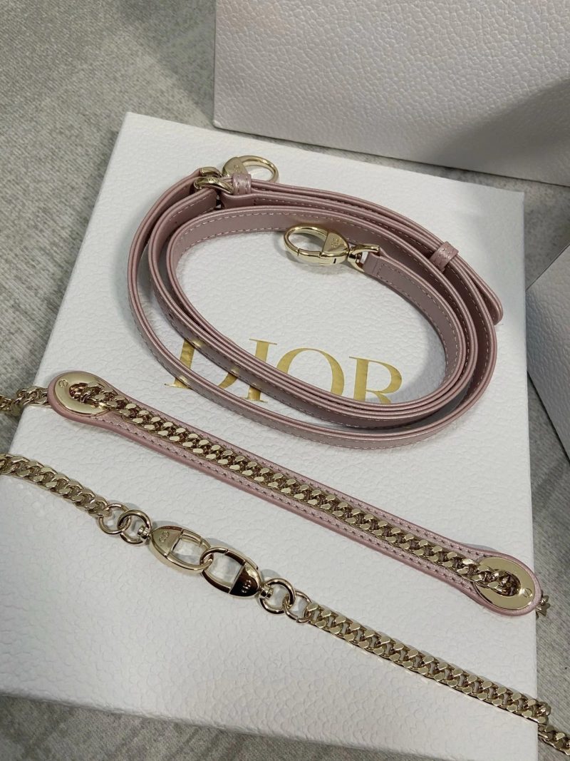 Dior 2026 Micro Lady D-Joy Bag 19cm Powder Pink Cannage Lambskin