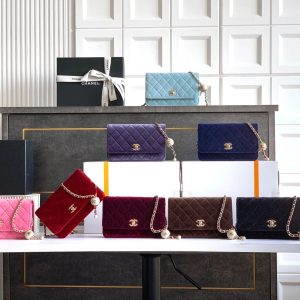 Chanel 2026 WOC Bag 20cm Velvet Leather 331109