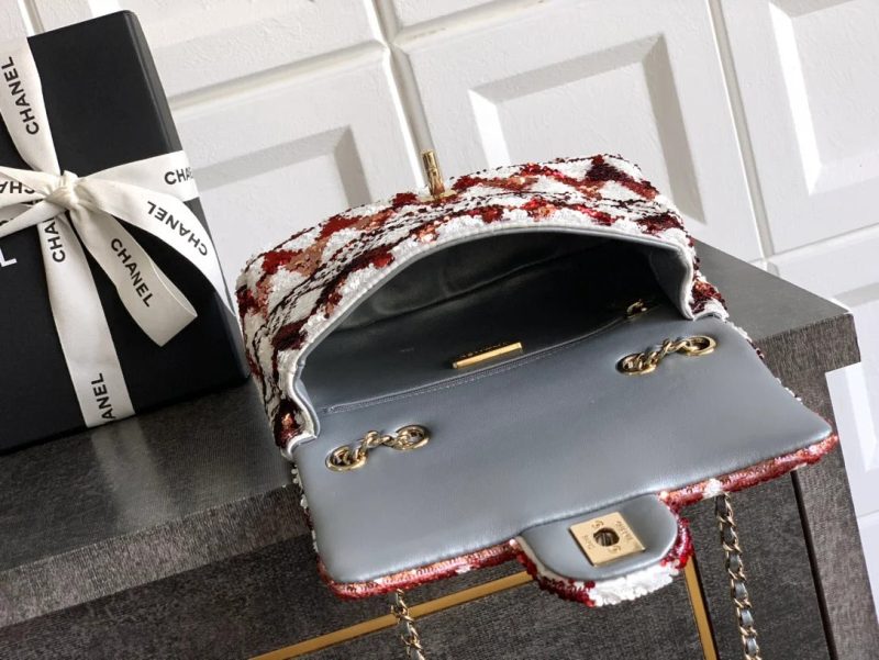 imgi_4_img_d0c94e6f_20250630_i1751295354_516_8_jpg Chanel 2026 Flap Bag 20cm Red mix White Sequin Leather