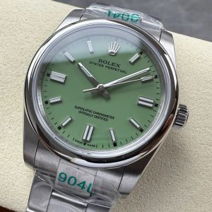 Rolex Oyster Perpetual 36 Pistachio Dial Stainless Steel