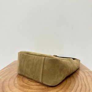 LE 5 À 7 SUPPLE SMALL 22 IN PEANUT BROWN SUEDE