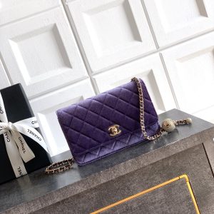 Chanel 2026 WOC Bag 20cm Velvet Leather 331109