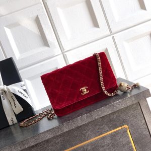 Chanel 2026 WOC Bag 20cm Velvet Leather 331109