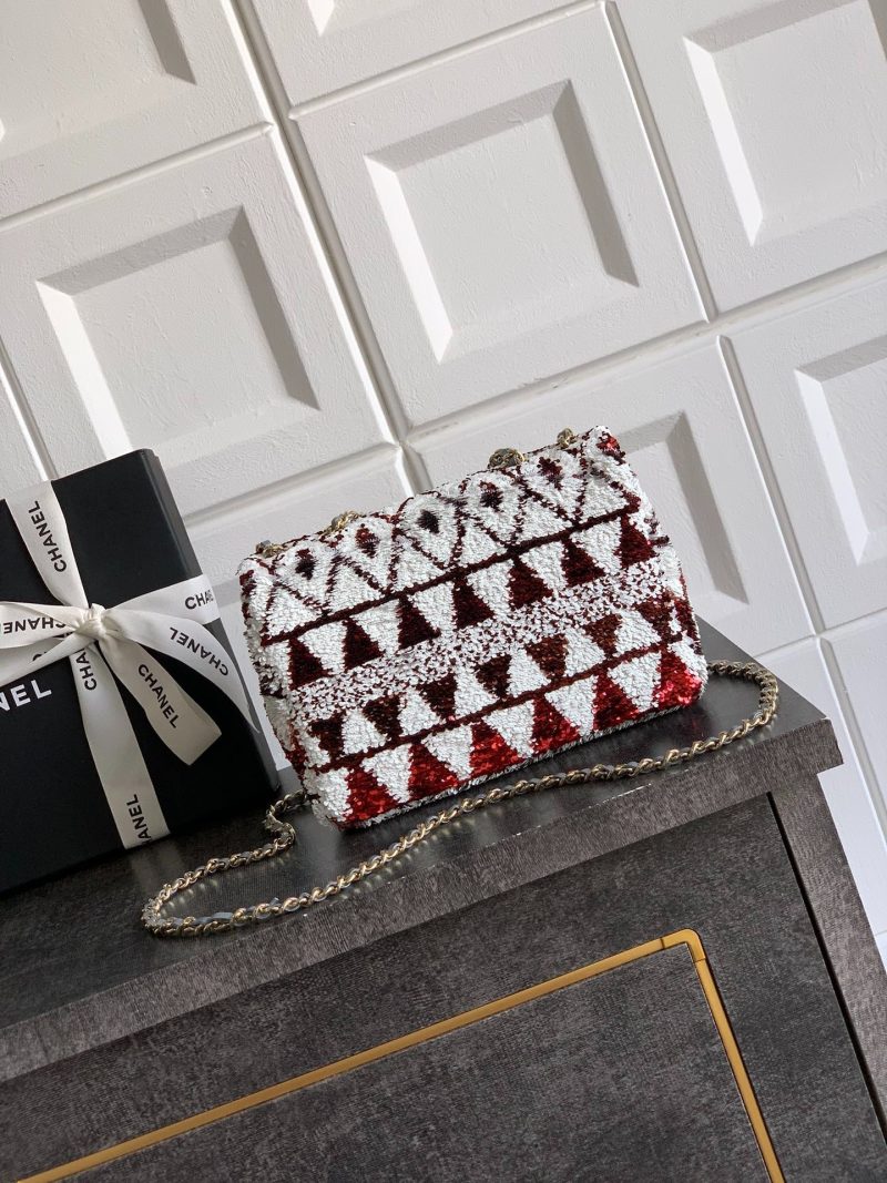 imgi_9_img_d0c94e6f_20250630_i1751295354_6488_0_jpg Chanel 2026 Flap Bag 20cm Red mix White Sequin Leather