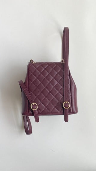 CC large backpack 20 burgundy lambskin