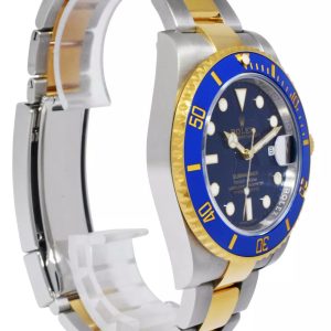 Rolex Submariner Date Blue Dial Gold and Steel