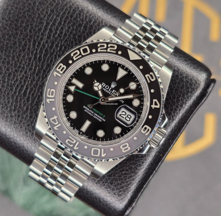 GMT-MASTER II BRUCE WAYNE CERAMIC STEEL BLACK GREY
