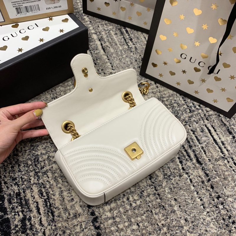 wsxc1708387170897_3 GG Marmont 22cm White Calfskin Gold Hardware