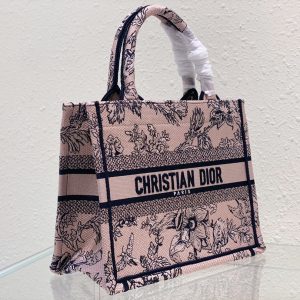 Small CD Book Tote 26.5cm Jardin Botanique Pink