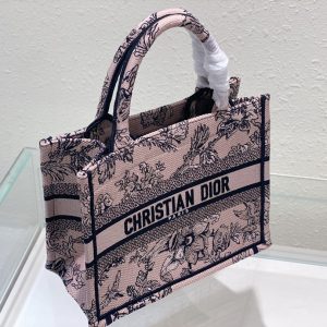 Small CD Book Tote 26.5cm Jardin Botanique Pink