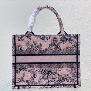 Small CD Book Tote 26.5cm Jardin Botanique Pink