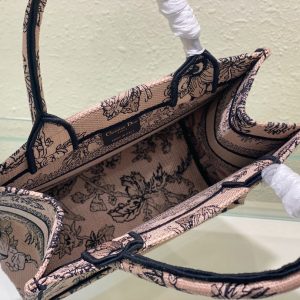 Small CD Book Tote 26.5cm Jardin Botanique Pink