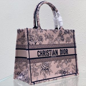 Medium CD Book Tote 36cm Jardin Botanique Pink