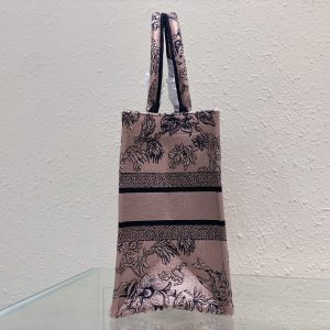 Medium CD Book Tote 36cm Jardin Botanique Pink