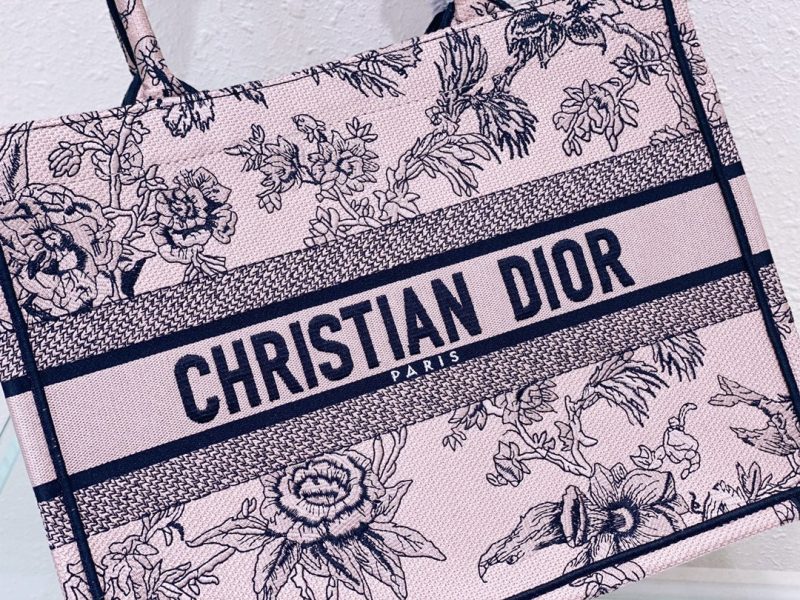 Medium CD Book Tote 36cm Jardin Botanique Pink