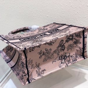 Medium CD Book Tote 36cm Jardin Botanique Pink