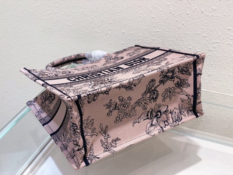 Medium CD Book Tote 36cm Jardin Botanique Pink