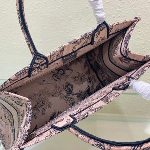 Medium CD Book Tote 36cm Jardin Botanique Pink