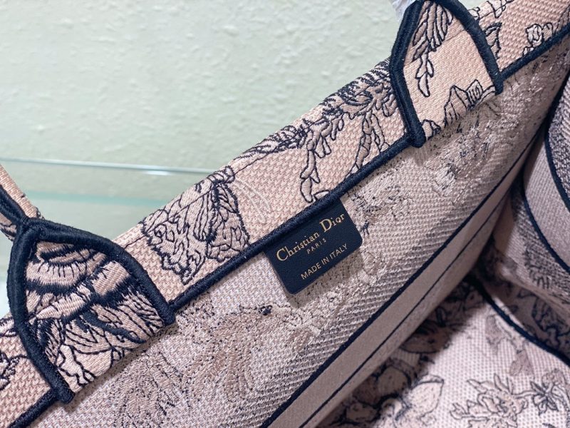 Medium CD Book Tote 36cm Jardin Botanique Pink