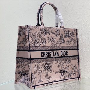 Large CD Book Tote 42cm Jardin Botanique Pink