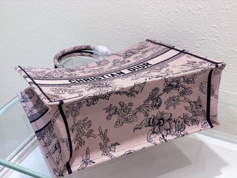 Large CD Book Tote 42cm Jardin Botanique Pink