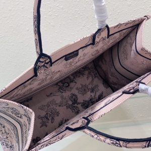 Large CD Book Tote 42cm Jardin Botanique Pink