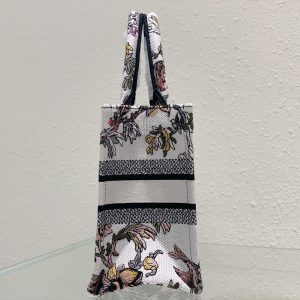 Small CD Book Tote 26.5cm Jardin Botanique White