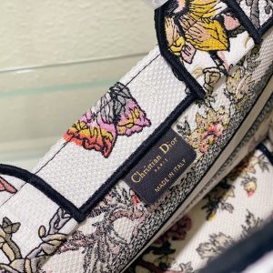 Small CD Book Tote 26.5cm Jardin Botanique White