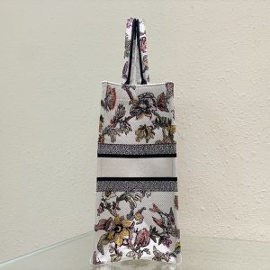 Large CD Book Tote 42cm Jardin Botanique White