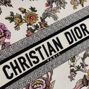 Large CD Book Tote 42cm Jardin Botanique White