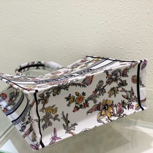 Large CD Book Tote 42cm Jardin Botanique White