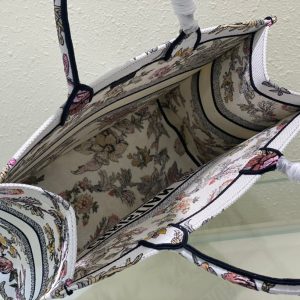 Large CD Book Tote 42cm Jardin Botanique White