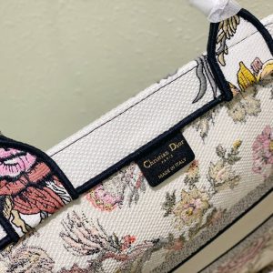 Large CD Book Tote 42cm Jardin Botanique White