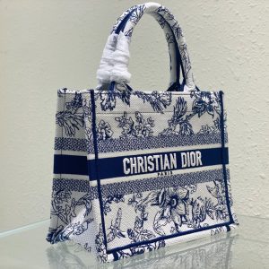 Small CD Book Tote 26.5cm Jardin Botanique Blue